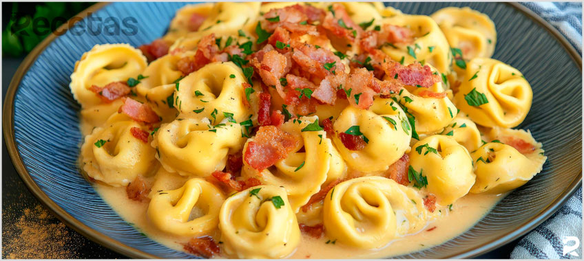 Tortellini a la Carbonara